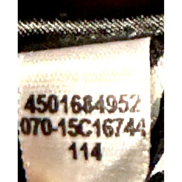 Chicos Black White Striped Asymmetrical Long Sleeve Tunic Dress Modern Chic Size - Picture 9 of 11